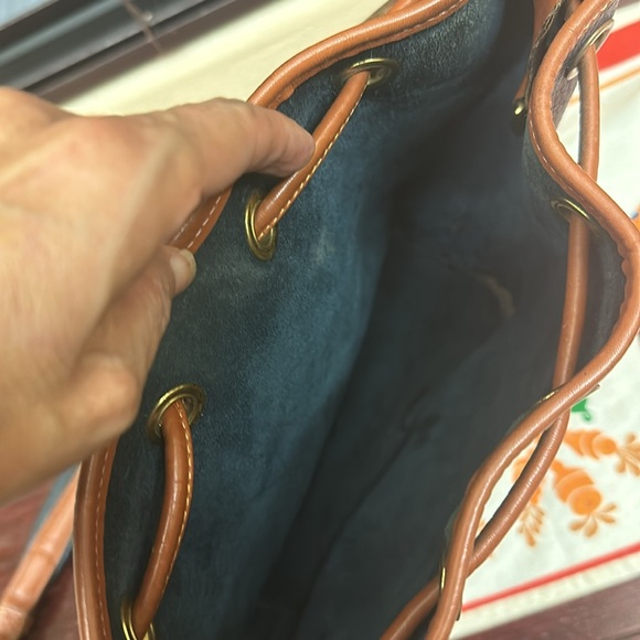 Vintage DOONEY & BOURKE navy unlined leather - Picture 6 of 9